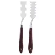 2pcs E7 E8 Painting Palette Knife Set Stainless Steel Art Spatula Scraper Tools