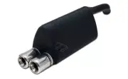 muffler for Kia Picanto Standard 1.1i 48kW 65HP 2004-2011 Double Round Tips 80mm