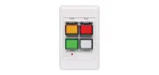 Redback Remote Control Wallplate to Suit Alert Evac Chime in Protective Flip Up