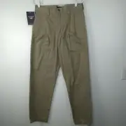 Dockers Khakis Men's Tag 33x33 (Actual 32x31) Slim Straight Pleated Pants