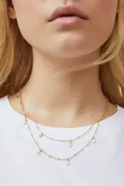 [Rubi] Rubi - 2Pk Fine Chain Necklace - Gold plated stars OS GOLD PLATED STARS