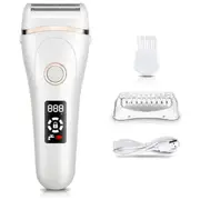Lady Shaver Hair Remover Women Waterproof IPX6 Stainless Steel Blade USB Charge