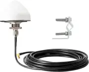 Anina Sirius XM Satellite Radio Antenna, Mirror Tubular Mount Aerial white