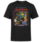 Steven Rhodes Don't Sit Too Close To The Television Unisex T-Shirt - Black