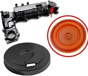 9806147980 New PCV Valve Cover Repair Kit Valve Cap with Membrane, for Citroen, for Peugeot, 2.0 HDI and, for Ford, 2.0 TDCI 2269606 1860576 Vehicle PCV Valve Cover(1 PCS)