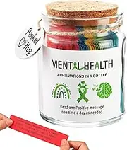 Positive Messages In A Bottle,Positive Affirmation Jar | Daily Encouraging Affirmations Bottle for Wife Daughter Girlfriend