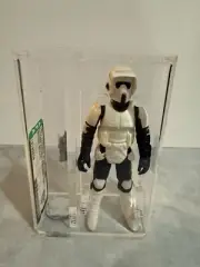 Vintage Kenner Star Wars Loose HK ROTJ Biker Scout Action Figure AFA 80+