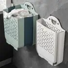 Wall-mounted Clothes Storage Container Plastic Dirty Clothes Basket Dormitory