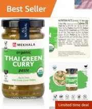 Concentrated Thai Green Curry Paste – Authentic Organic Flavor, Vegan Friendly