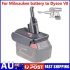 1x Adapter Suitable For Milwaukee M18 Li-Ion Battery To Dyson V8 Cordless Vacuum