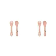 2x Sassi Silicone Cutlery Set Slurpy The Octopus Baby/Childrens Tableware 6m+
