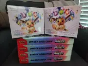Prismatic Evolutions Pokemon Center ETB, Reg ETB, 4 x Binders BUNDLE