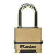 Master Lock Excell RESET COMBO PADLOCK Maximum Security BRASS- 38mm *US Brand