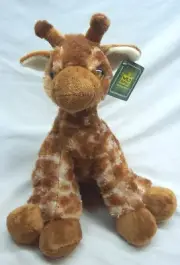 Wild Republic Hug'Ems SOFT FLOPPY GIRAFFE 12" Plush Stuffed Animal Toy 2011 NEW