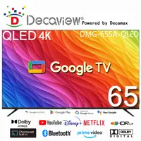 在飛比找蝦皮商城優惠-DECAVIEW 65吋 4K 量子點QLED Google