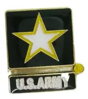 US Army Star Bike Motorcycle Hat Cap Lapel Pin HP6030