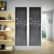 Wall Sticker Blackboard Self Adhesive Chalkboard 2 Rolls with Chalks vidaXL