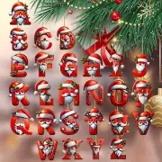 New Letter Ornaments For Christmas Tree Christmas Letters Ornaments A To Z