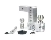 Weigh Safe 2.5" Aluminum Class V 6" Drop Hitch Receiver, 18.5K; WS6-2.5-KA