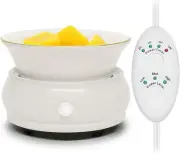 Wax Melter Candle Warmer with Timer - Ceramic Electric Scented Melts...