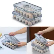 Egg Container for Refrigerator 18/24 Count Egg Holder for Fridge Clear Egg ·-