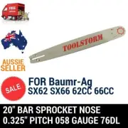 20'' BAR SPROCKET NOSE FOR Baumr-Ag SX52 52CC CHAINSAW .325 058 76DL