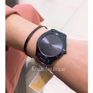 經典 Michael Kors mk3419 星空 午夜藍 藍色 質感 素面 手錶  mk 手錶 mk錶