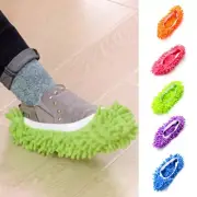 Cleaning Shoe Slippers Mop Microfibre Lazy Quick Floor Dust Non-Slip House Home