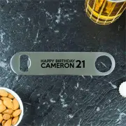 Happy Birthday Personalised Bottle Opener