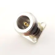 N Female Jack Flange Deck Semi-rigid Solder for RG405 0.086" RF Connector 12.7mm