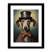 Modern Dog Art Print Canvas Print