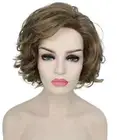 Brigitte - Wavy Kanekalon Synthetic Fiber Full Wig, 5 - 9 in, Ash Light Brown