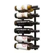 VintageView W Series Wine Rack 2 - Double Depth, Metal Wall Mounted Wine Rack...