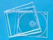 100 x UNASSEMBLED Jewel CD Cases with Clear Tray Single Disc - Standard Size