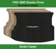 Lloyd Berber Trunk Carpet Mat for '95-00 Chrysler Cirrus w/Chrysler Wings Logo (for: Chrysler)