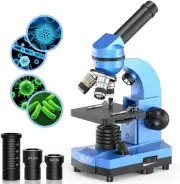 Microscope for Kids Beginners Children Student, 40X- 1000X Compound Microscop...