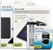 Belkin F5Z0359 Bundle for Samasung Galaxy Tablet Includes Ultrathin Folio, Silver Tablet Stylus, Car Charger and Screen Protector