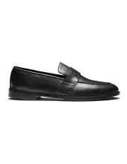 [Aquila] Elliot Penny Loafers in Black