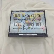 Life Takes You To Unexpected Places Love Brings You Home 1000 Piece Puzzle Map