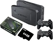 Game Consoles Retro Gaming Consoles Video Game Stick Built-in 10000 Games Compatible with PS1/ MAME etc, 2.4Hz Wireless Controllers
