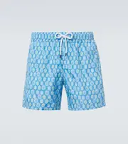 [Fedeli] Fedeli Madeira printed swim trunks UK 38 blue