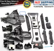 Fits X-MAXX TRAXXAS 77086-4 Plastic Set front Rear 8s Bulkhead Covers box rubber