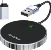 Wireless CarPlay Adapter for iPhone Fast & Stable Convert Wired to Wireless
