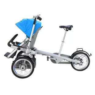 【特價清倉 下單質詢客服】雷亞7系雙人親子自行車母子車帶小孩電動變速折疊母嬰三輪車推車