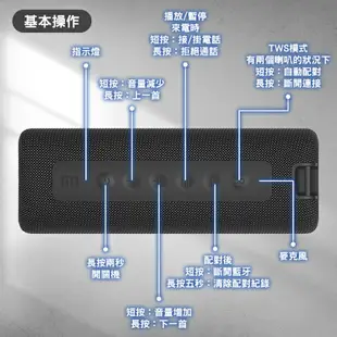 小米戶外藍牙喇叭16W 現貨 當天出貨 防水喇叭 戶外擴音 攜帶式喇叭 隨身喇叭 便攜音響【coni shop】