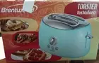 Brentwood TS-270BL Appliances Cool-Touch 2-Slice Retro Toaster with...