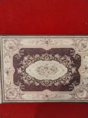 Dollhouse 1:12 Scale MacDoc Abussion Carpet Rug 6 1/2 X 4 1/4" Pinks Burgundy