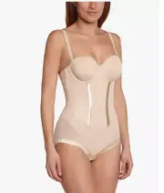 Maidenform Women's Body Shaper 36DD Built-In Bra & Anti-Static Shapewear FL1256
