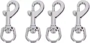 4PCS Flag Swivel Snap Clips Stainless Steel Flag Snaps Hooks Heavy Duty Metal Fl