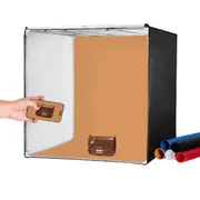 Photo Studio Light Box 5600K with 210 LED Lights Power Adapter,100 x 100 x 100 cm